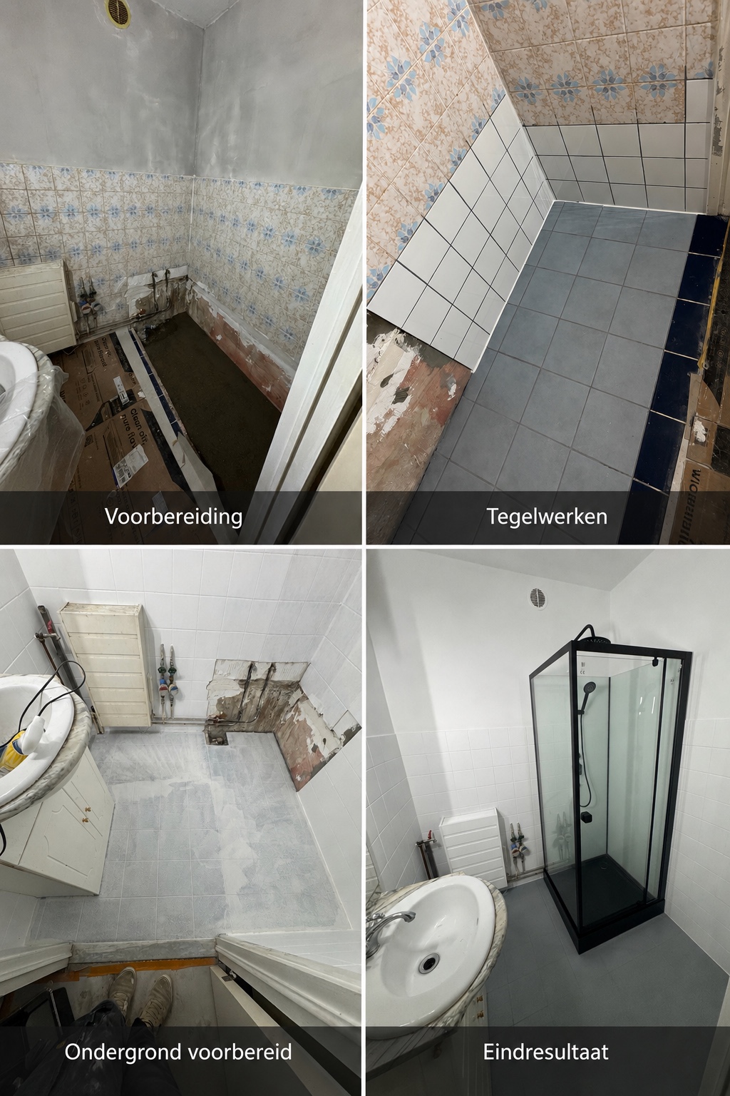 Afgewerkt project โ Badkamerrenovatie & parketrenovatie - Arypaint -Renovatie-Schilderwerk - Foto 1 Afgewerkt project โ Badkamerrenovatie & parketrenovatie project foto 1 door Arypaint -Renovatie-Schilderwerk
