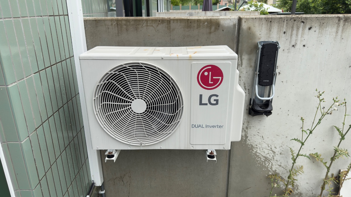 Onderhoud van een LG airco project detail 1 door Van Eyen Technics