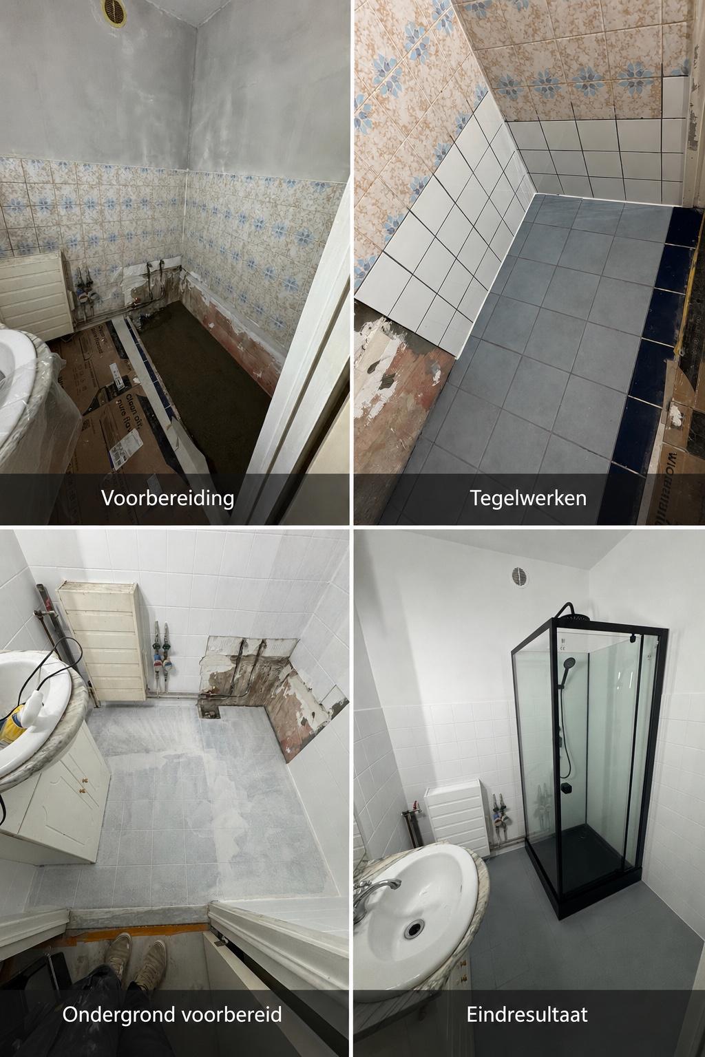Afgewerkt project – Badkamerrenovatie & parketrenovatie in Scherpenheuvel-Zichem – realisatie van Arypaint -Renovatie-Schilderwerk