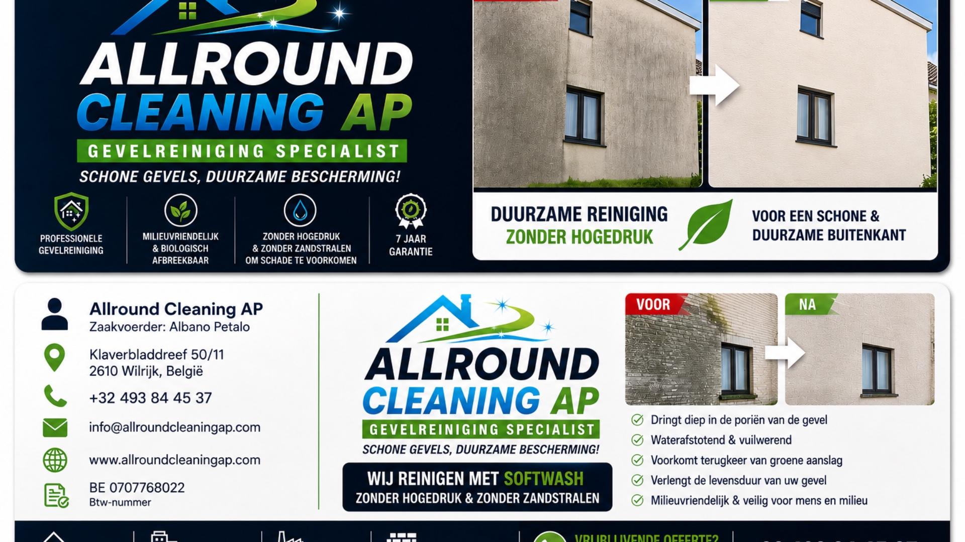 Allround Cleaning AP – schoonmaakbedrijf in Wilrijk